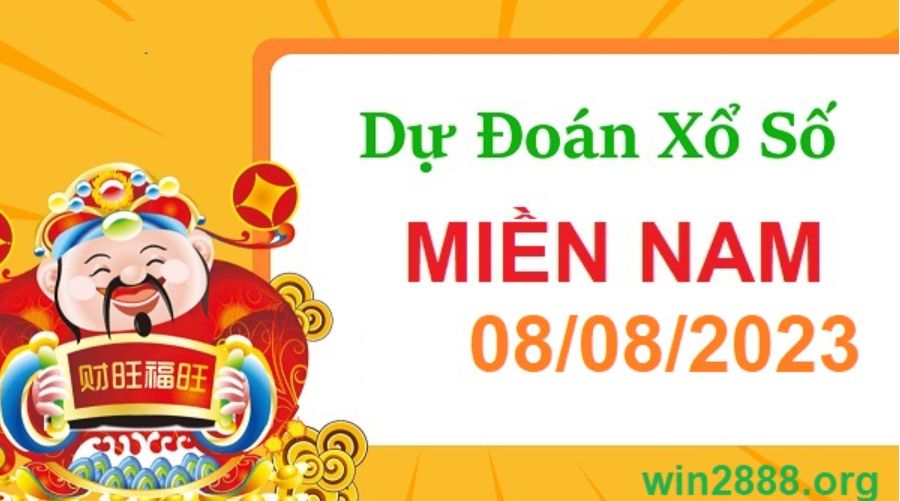 Soi cầu XSMN 08-08-2023 Win2888 Dự đoán KQXS Miền Nam thứ 3