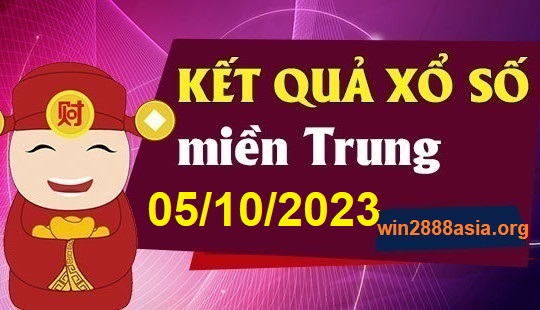 Soi cầu XSMT 05-10-2023 Win2888 Dự đoán Xổ Số Miền Trung VIP