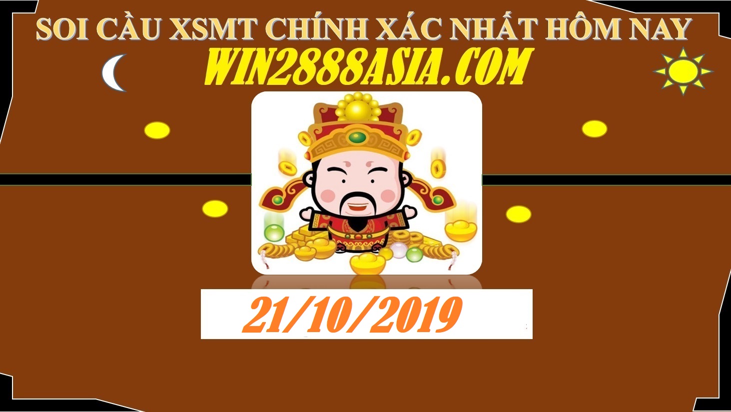 Soi cầu XSMT 21-10-2019 Win2888