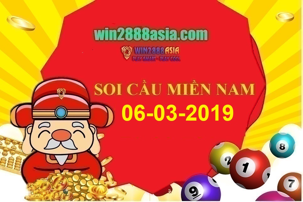 Soi cầu XSMN 6-3-2019 Win2888