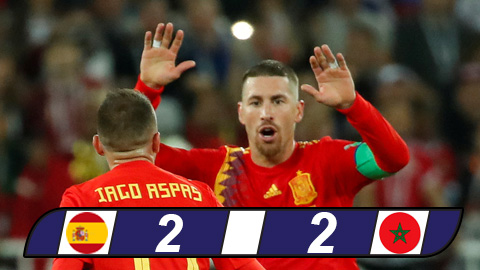 Bảng xếp hạng World cup bảng B (26/06): Bồ Đào Nha và Tây Ban Nha chia nhau ngôi đầu bảng.